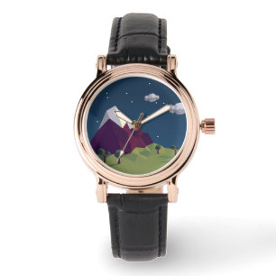 Relógio Imagem noturna estelar