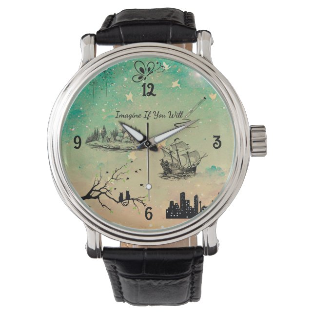 Relógio 'Imagine se' (Frente)