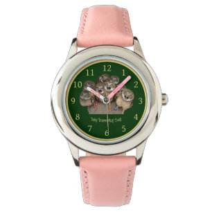 Relógio Infantil ~ Corujas Bebê