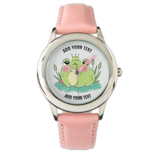 Relógio Infantil Vermelho de Aço Inoxidável e Puls