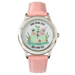 Relógio Infantil Vermelho de Aço Inoxidável e Puls