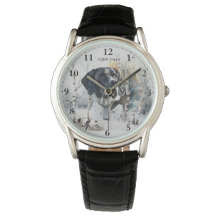 Relógio Inglês Pointer , Woodcock Hunting Season , Art