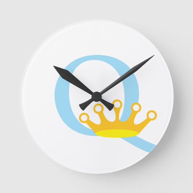 Relógio inicial da letra Q (Frente)