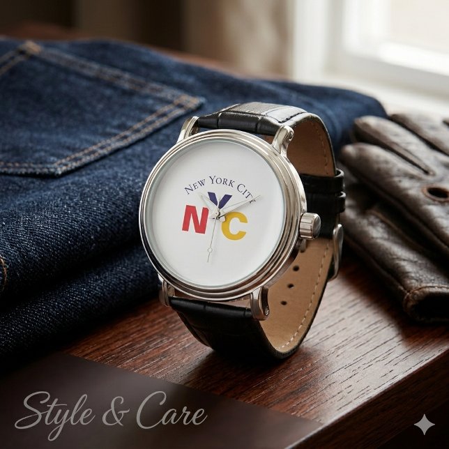 Relógio Inspirado no Clássico da Cidade de Nova Yo (Classic New York City Inspired Timepiece Watch)