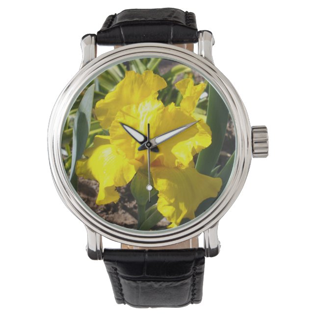 Relógio Íris Amarelo Bril, (Frente)