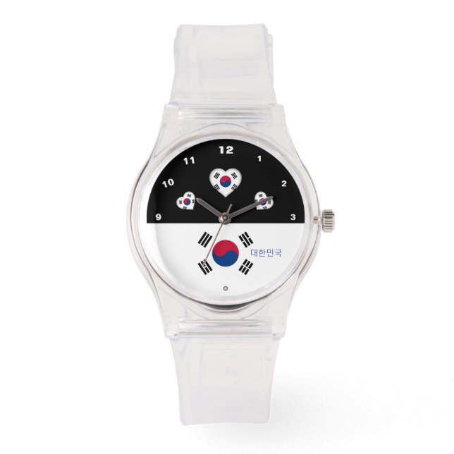 Relógio Irish Flag watch, Hearts, South Korea/sport (Frente)