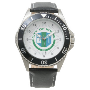 Relógio Irvine (Califórnia) City flag Watch