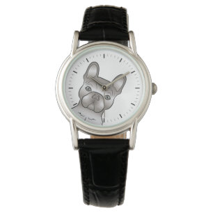 Relógio Isabella French Bulldog Frenchie Cute Cartoon Dog