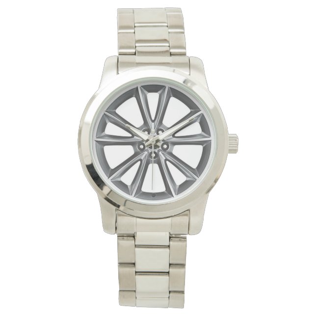 Relógio Jaguar Alloy Wheel Watch Inspirou Design (Frente)