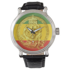 Relógio Jah Rastafari Leão de Judah Watch