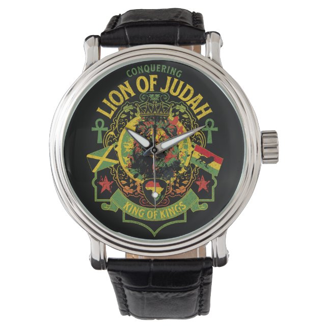 Relógio Jamaican Lion Watch (Frente)