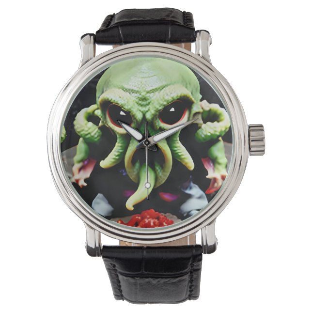Relógio Jantar com Cthulhu (Frente)