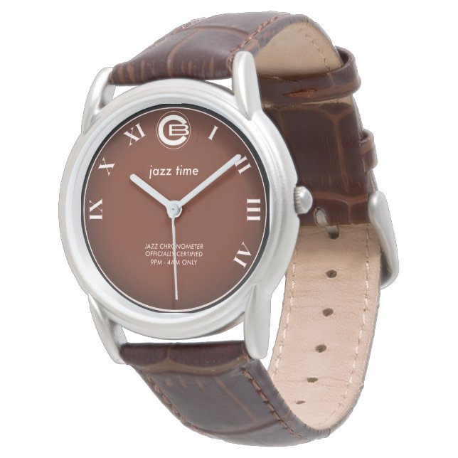 Relógio Jazz Watch Brown (Angular)