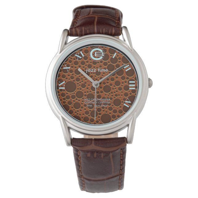 Relógio Jazz Watch - disque de chocolate masculino (Frente)