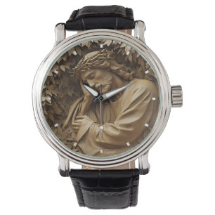 Relógio Jesus Carving Watch