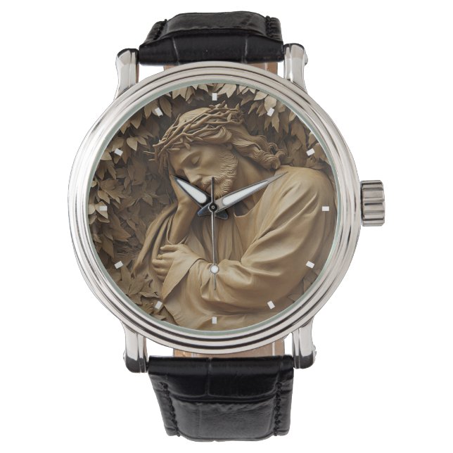 Relógio Jesus Carving Watch (Frente)