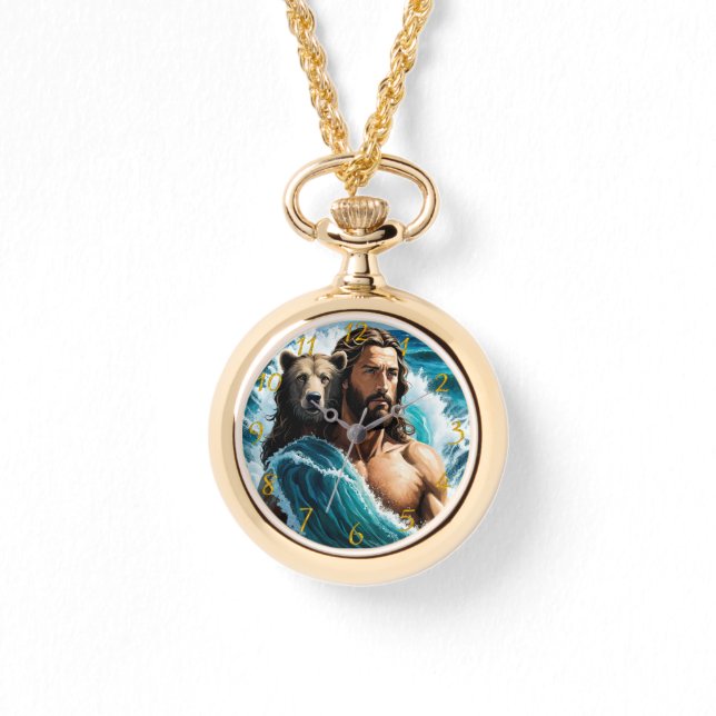 Relógio Jesus E Urso (Frente)