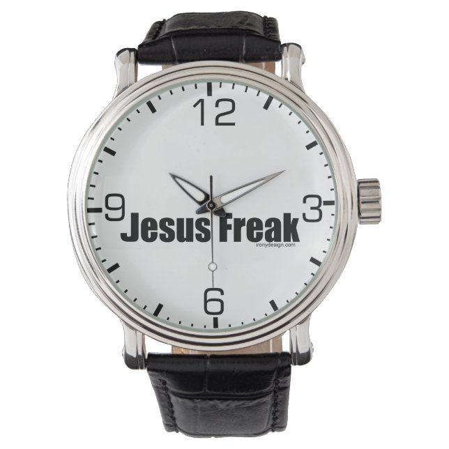 Relógio Jesus Freak (Frente)