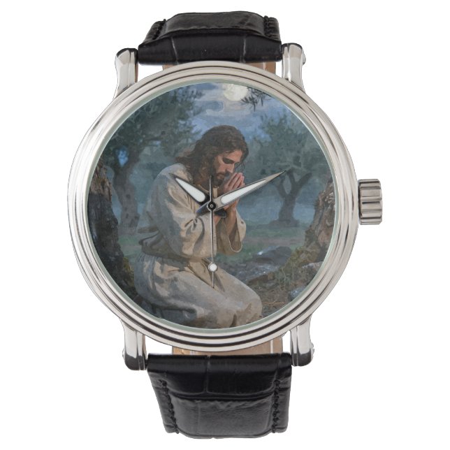 Relógio Jesus Orando (Frente)