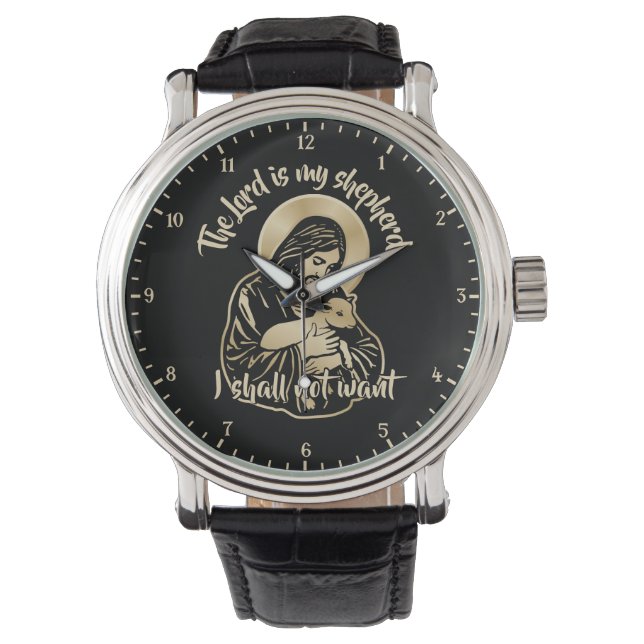 Relógio Jesus Pastor Cuidadoso (Frente)