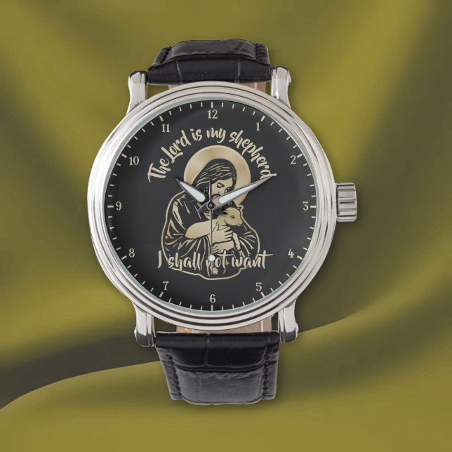 Relógio Jesus Pastor Cuidadoso (Criador carregado)