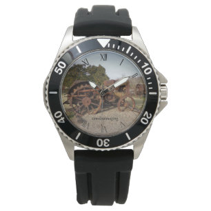 Relógio Jewelry, Men's Watches, Style rubber watchband.
