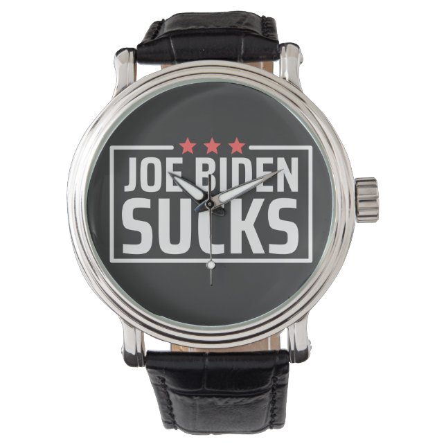 Relógio joe Biden Sucks (Frente)