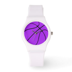 Relógio Jogador de Basquete / Treinador Equipe Purple Colo