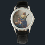 Relógio Johannes Vermeer. Milkmaid. Vintage belas artes<br><div class="desc">Johannes Vermeer "The Milkmaid".</div>