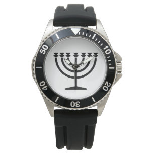 Relógio Judeu Menorah (Símbolo do Judaísmo)