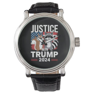 Relógio Justiça Para Amendoim Vence Trump 2024