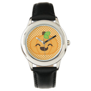 Relógio Kawaii Jack O Lanterna Pumpkin Watch