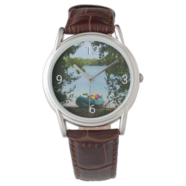 Relógio Kayaking em Ruas. Thomas Ilhas Virgens dos EUA (Frente)