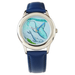 Relógio Kids Blue Whera Art Watch