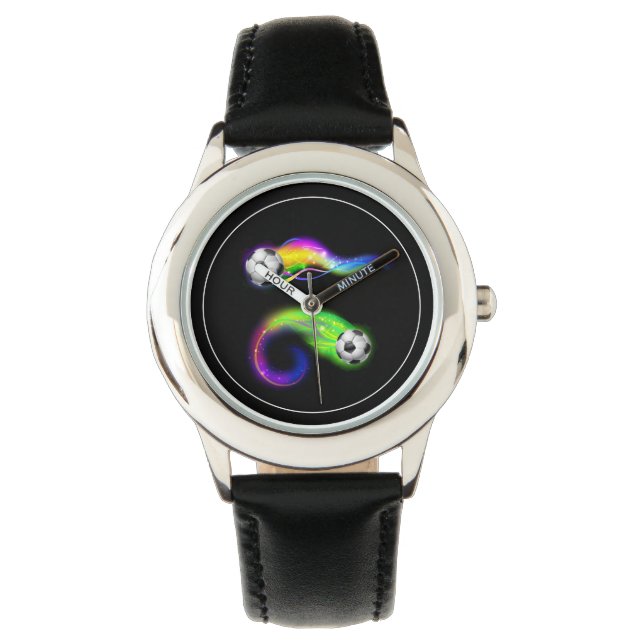 Relógio Kids Classic Watch-Soccer Balls (Frente)
