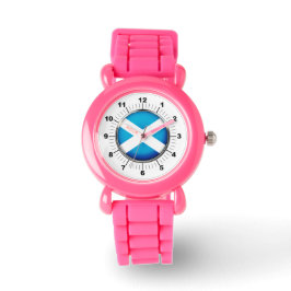 Relógio Kid's Scotland Flag Glitter Strap Watch
