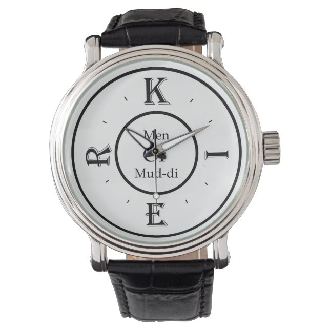 Relógio Kier Fine Leather Watch (Frente)