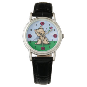 Relógio KiniArt Cairn Terrier Watch