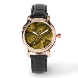 Relógio Labirinto dourado