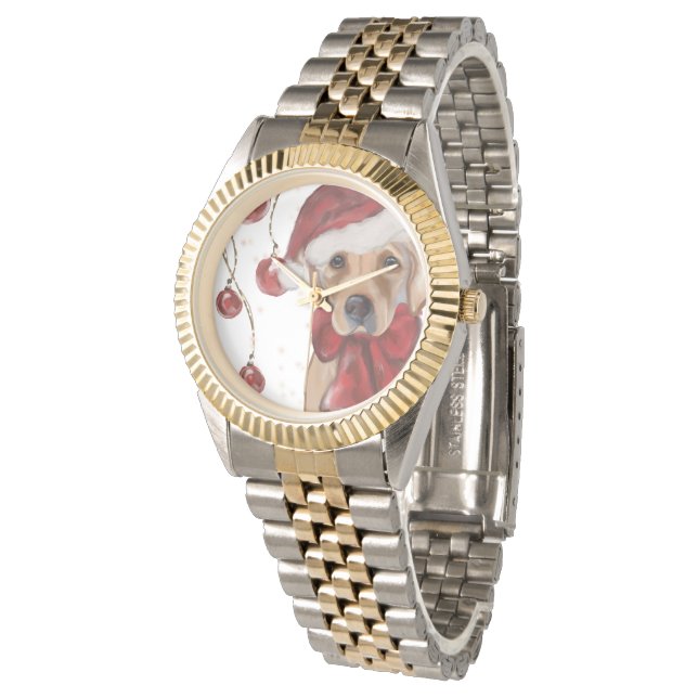 Relógio Labrador Retriever  Canvas Print (Angular)