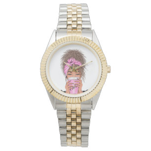Relógio Lady Boss Life, Chefe Babe Bangle Bracelet Bu