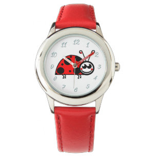 Relógio Lady Inseto Watch (Crianças) Vermelho Por Zazz_it