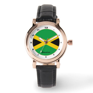 Relógio Latência jamaicana Flag e Jamaica /design