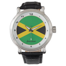 Relógio Latência jamaicana Flag e Jamaica /design