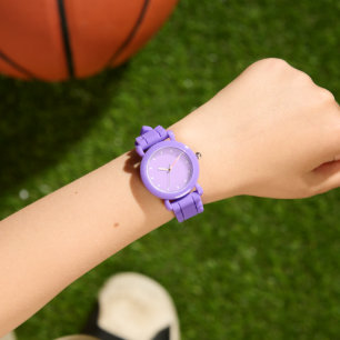 Relógio Lavanda simples - Personalizar - Crianças