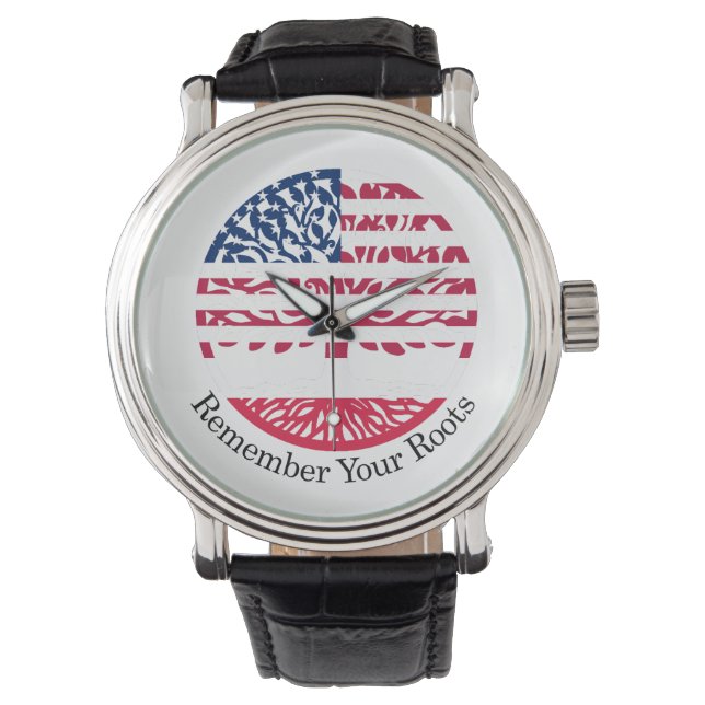 Relógio lembre-se de suas raízes (Frente)