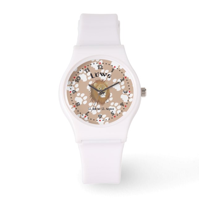Relógio Leo July 23 to agostos de 22 Watchs (Frente)