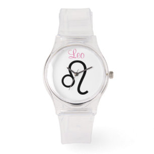 Relógio Leo Sinal do Zodíaco. Senhoras Watches.