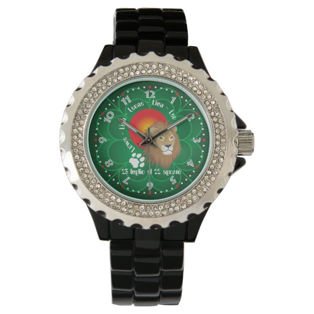 Relógio Leone 23 al 22 Orologio luglio agosto (Frente)