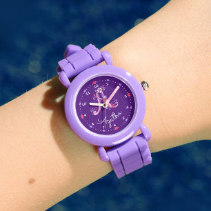 Relógio Letra monográfica Um rabisco, garotas do coração